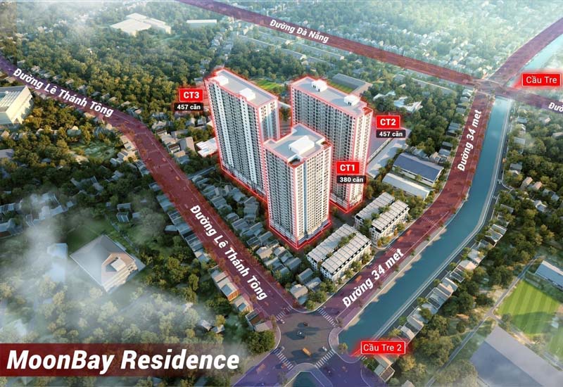 Nhà ở xã hội 384 Lê Thánh Tông - MoonBay Residence sắp ra mắt hơn 1000 căn nhà