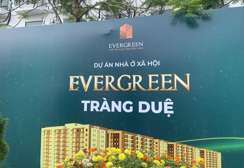 Evergreen Tràng Duệ là một dự án nhà ở xã hội đáng chú ý nằm tại An Dương, Hải Phòng