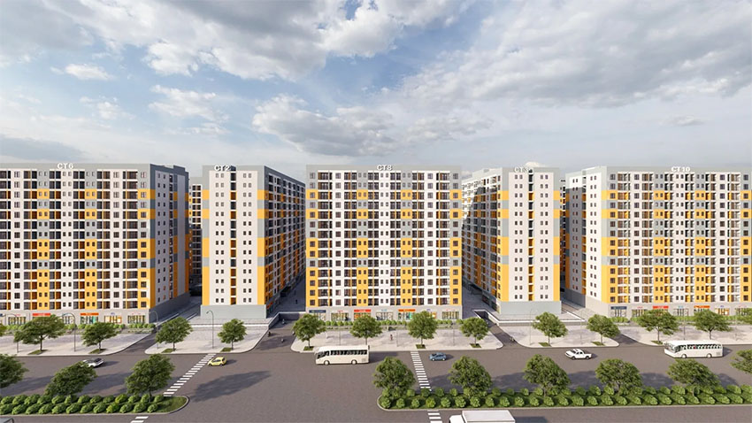 Dự án khi hoàn thành cung cấp cho thị trường nhà ở xã hội Hải Phòng 2.538 căn hộ