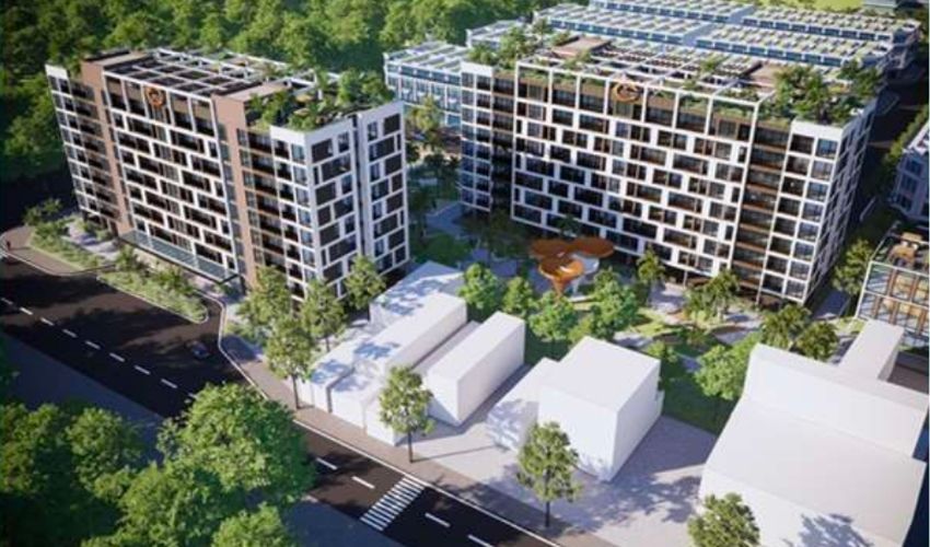 Phối cảnh dự án Nhà ở xã hội Him Lam An Hồng Hải Phòng