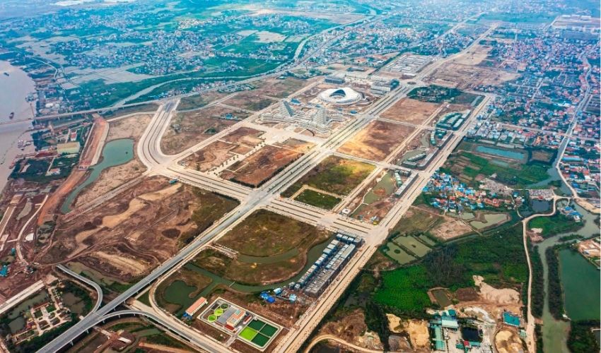 Hình ảnh mới nhất về tiến độ dự án Hoàng Huy New City giai đoạn 2