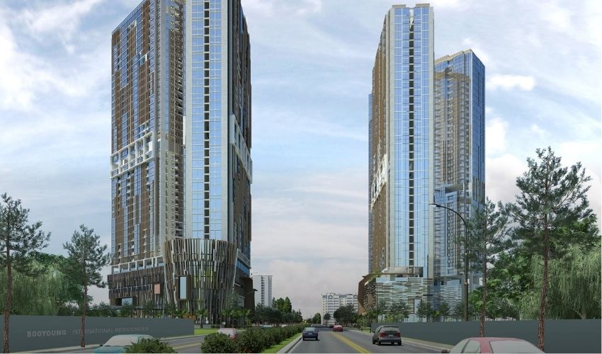 Phối cảnh dự án Kepler Tower Mỗ Lao sau khi hoàn thành
