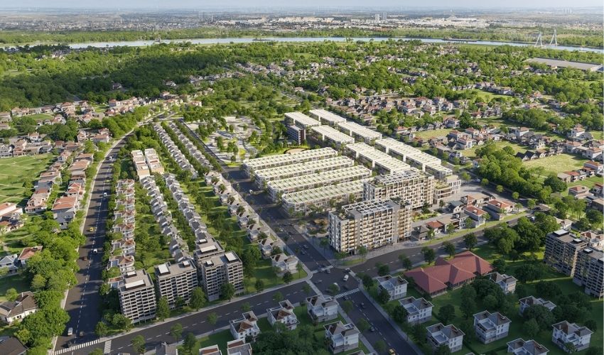 Nhà ở xã hội Him Lam Central Park nằm trên đường Quốc Lộ 10, quận Hồng Bàng